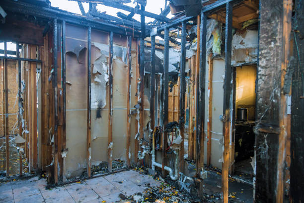 Professional Fire Damage Removal technician working in Beloit, OH